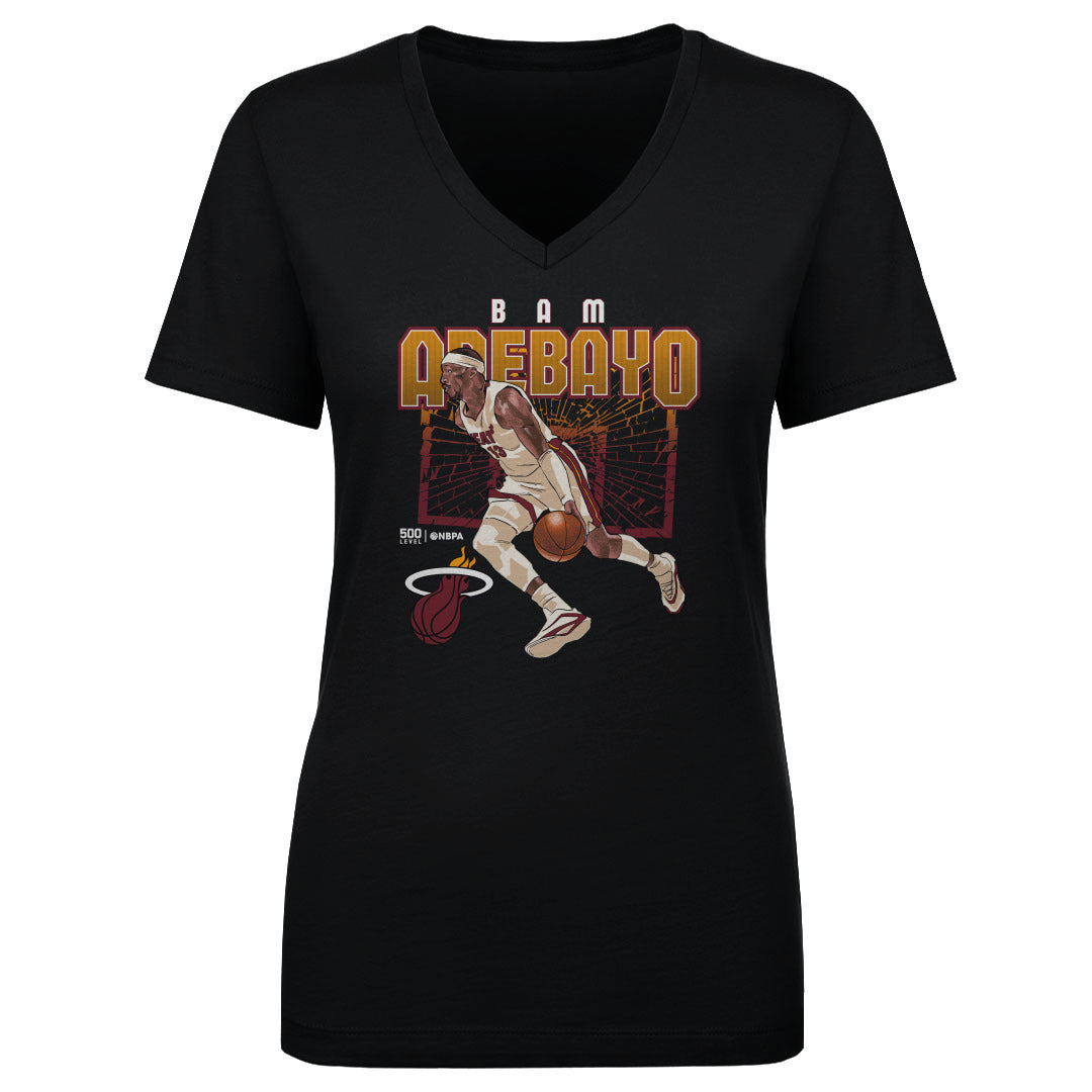 Bam Adebayo Miami Heat Shattered WHT