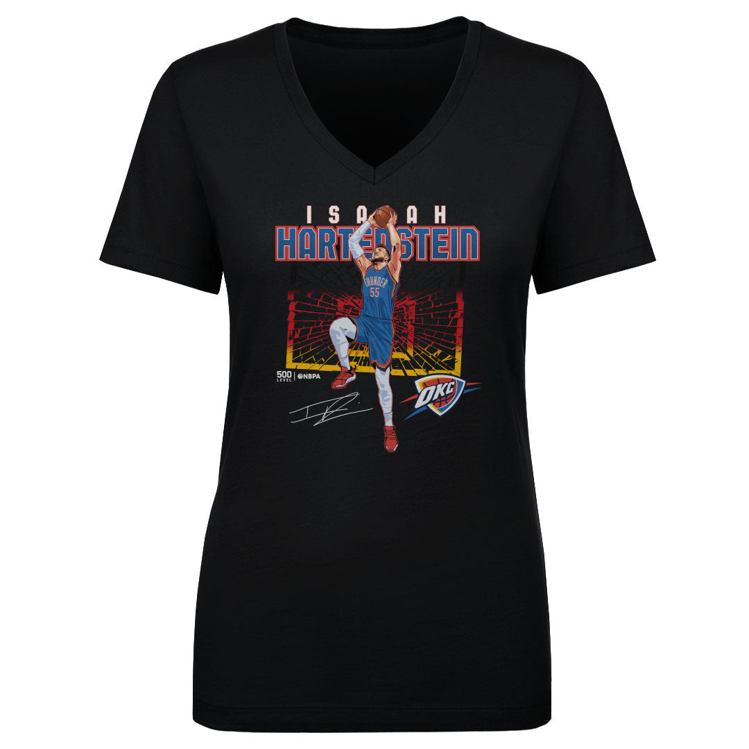Isaiah Hartenstein Oklahoma City Thunder Shattered Flag WHT