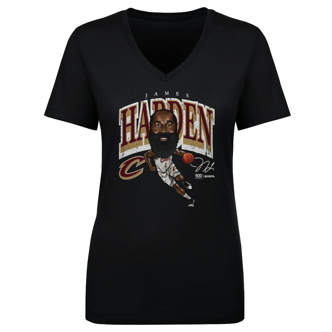 James Harden Cleveland Cavaliers Cartoon WHT