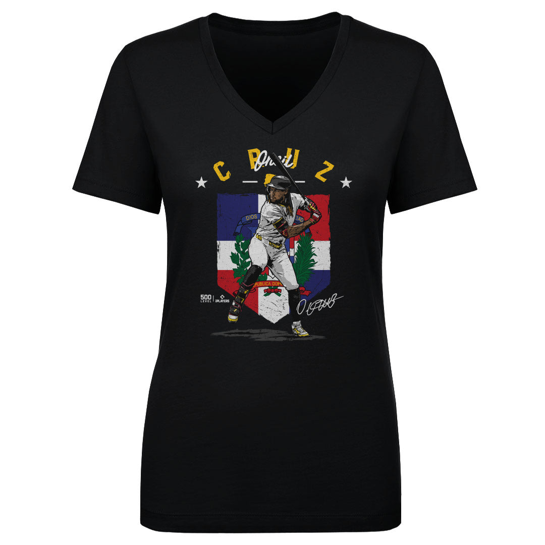 Oneil Cruz Pittsburgh Country Flag WHT