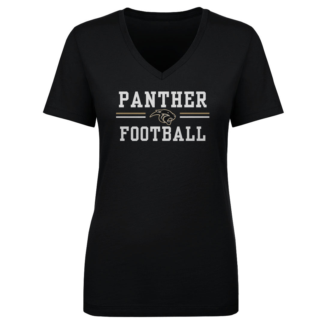 Plano East Crown Trio Panther Football Bar Lines WHT