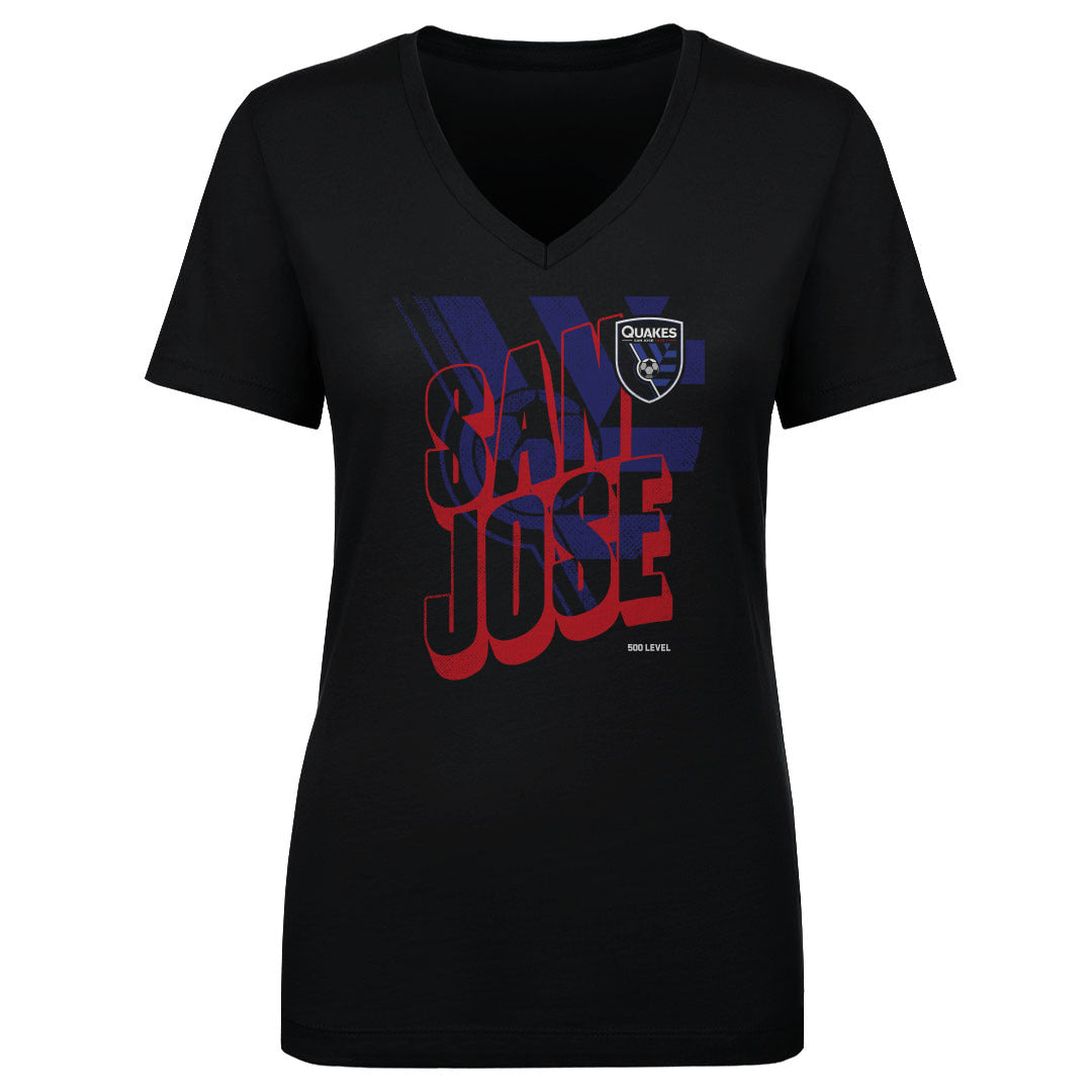 San Jose Earthquakes Wave Bold WHT