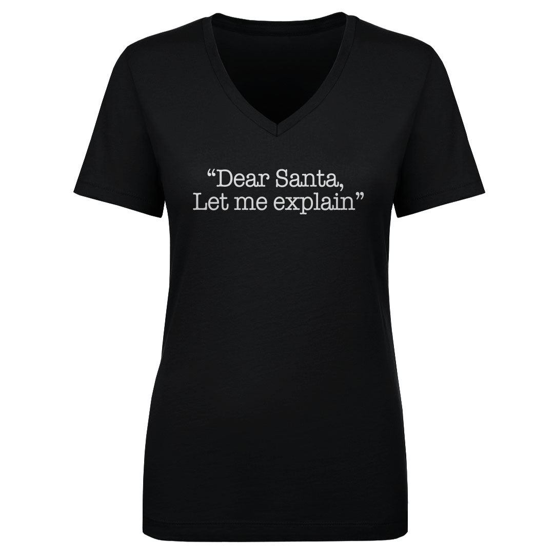 Christmas Dear Santa Let Me Explain WHT