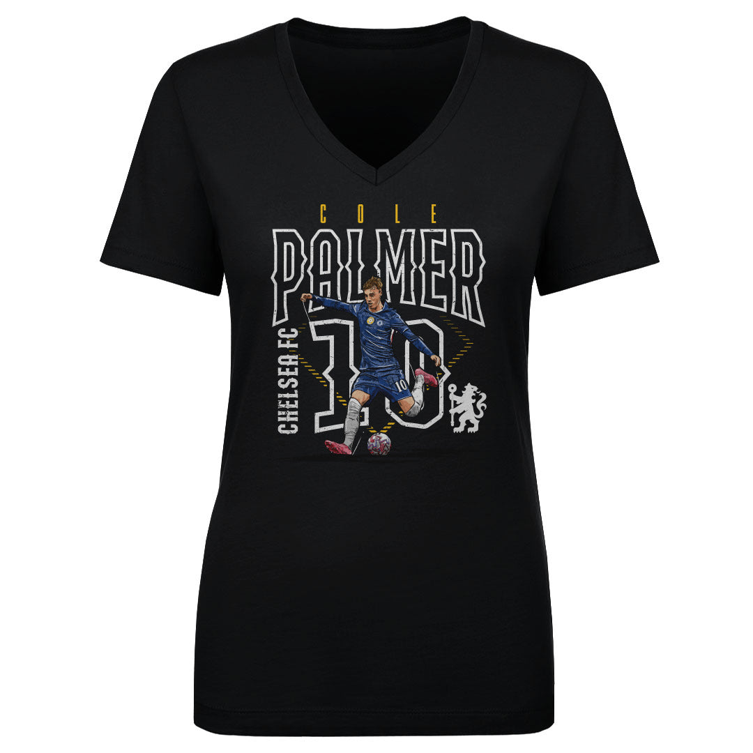 Cole Palmer Chelsea FC Outline Number WHT
