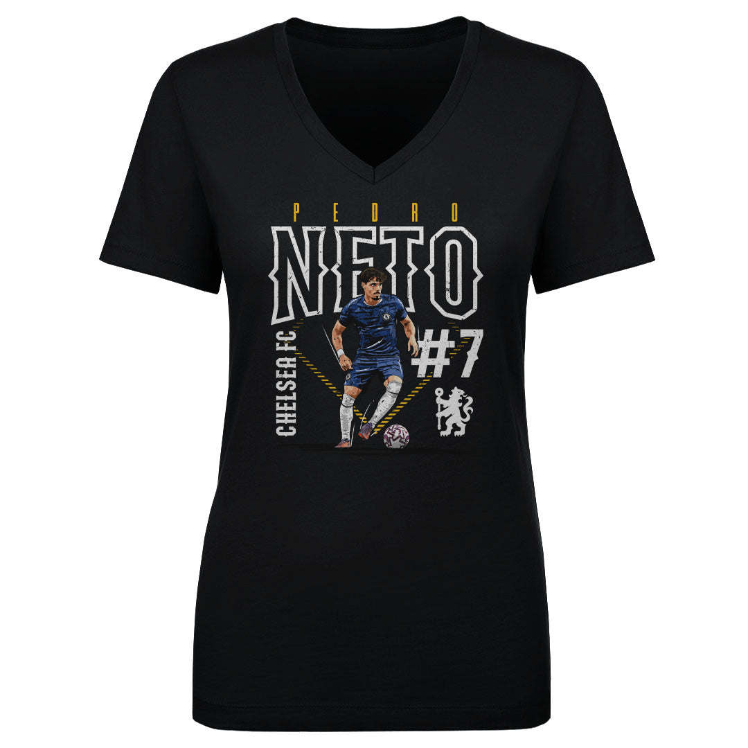 Pedro Neto Chelsea FC Outline Number WHT