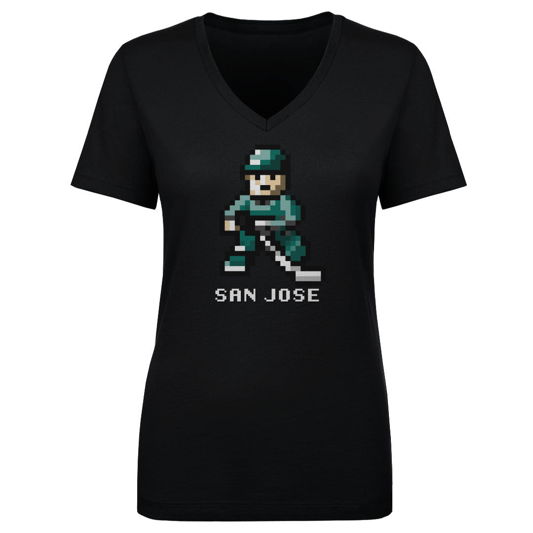 San Jose Hockey 8-bit WHT