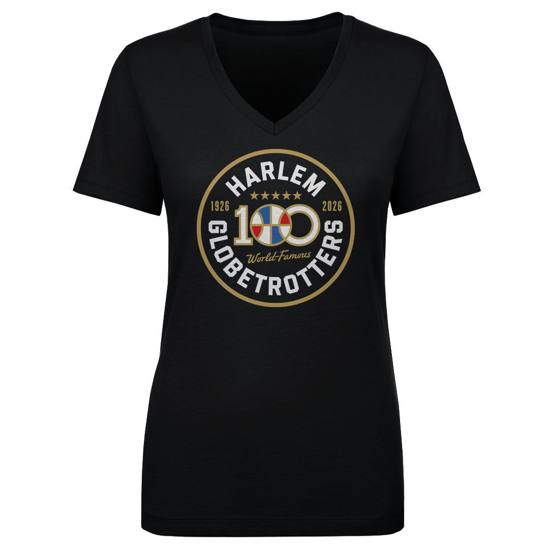 Harlem Globetrotters 100 Years Circle WHT