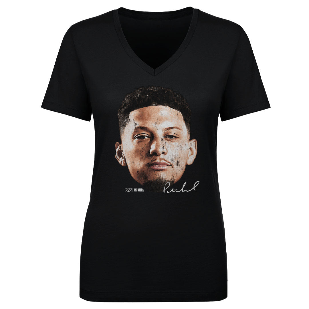 Patrick Mahomes Kansas City Vintage Head WHT
