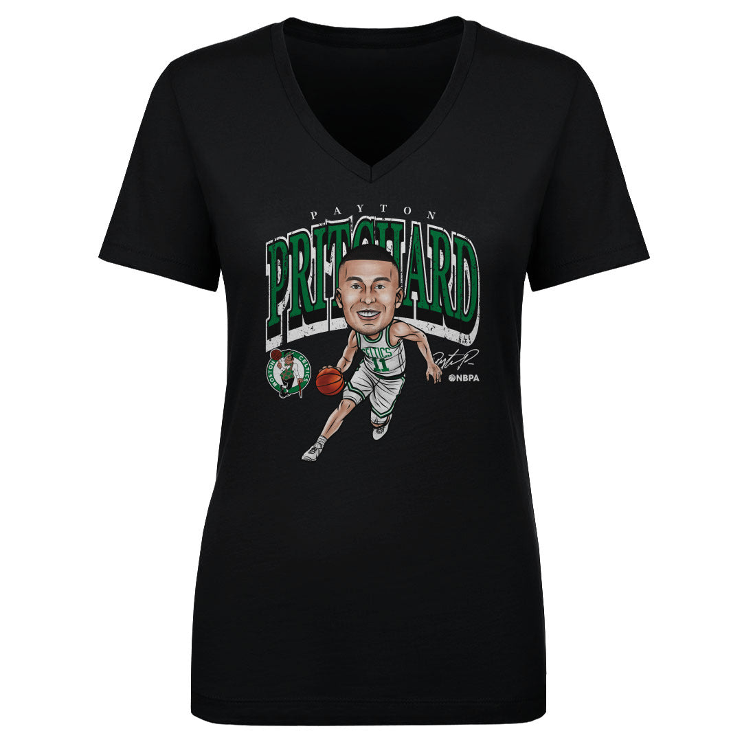 Payton Pritchard Boston Celtics Cartoon WHT