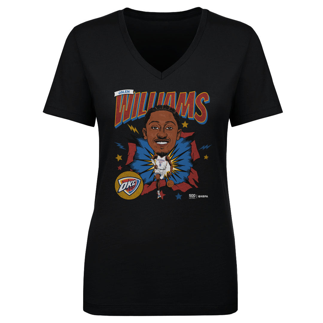 Jalen Williams Oklahoma City Thunder Caricature WHT