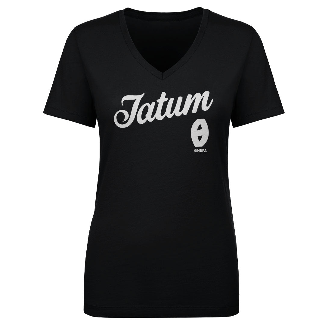Jayson Tatum Boston Script WHT