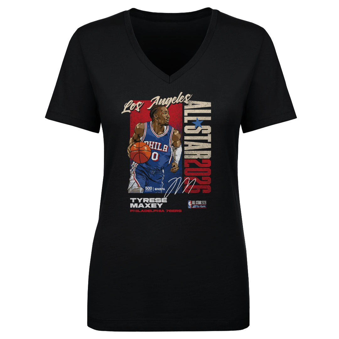 Tyrese Maxey Philadelphia 76ers 2026 NBA All-Star Vertical WHT