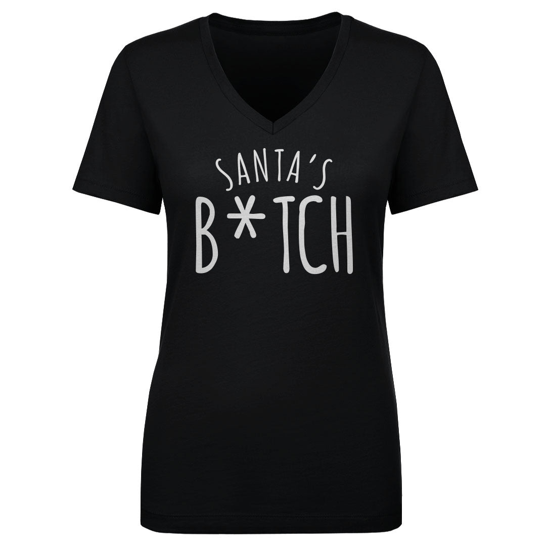 Christmas Santa's B-tch WHT