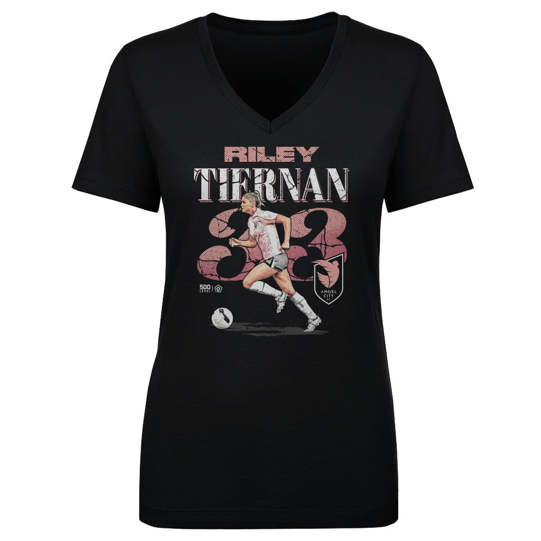 Riley Tiernan Angel City FC Cracked Number WHT