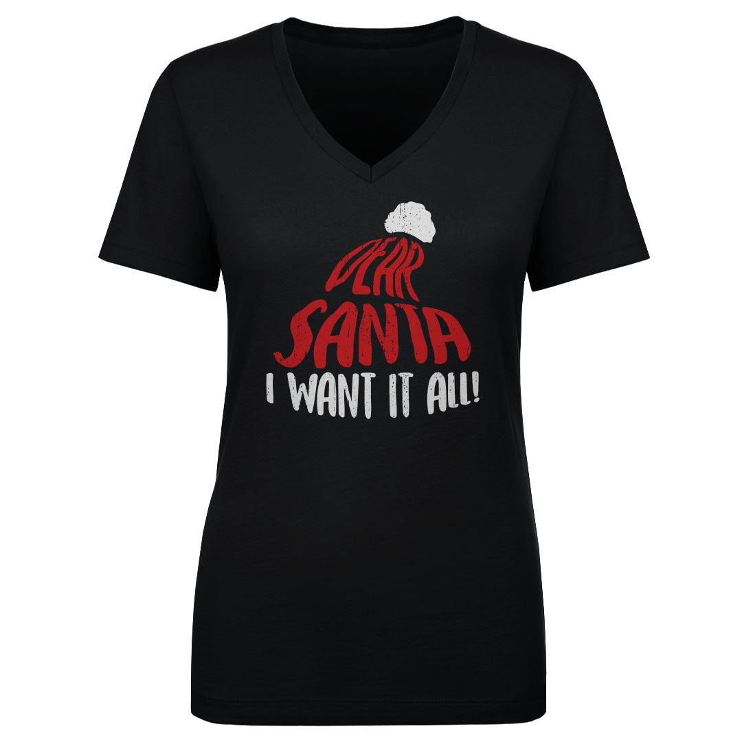 Christmas Dear Santa I Want It All WHT