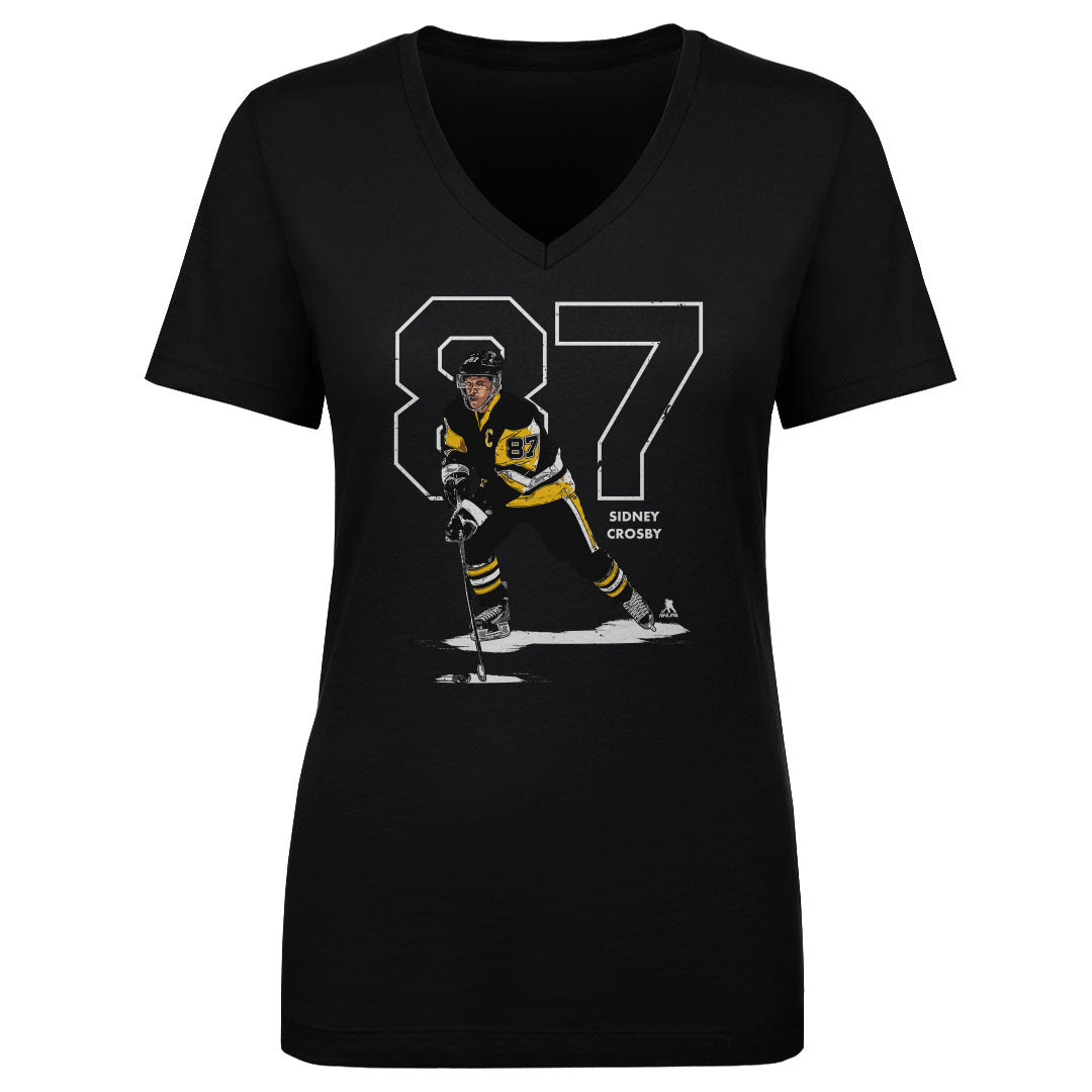 Sidney Crosby Outline W WHT