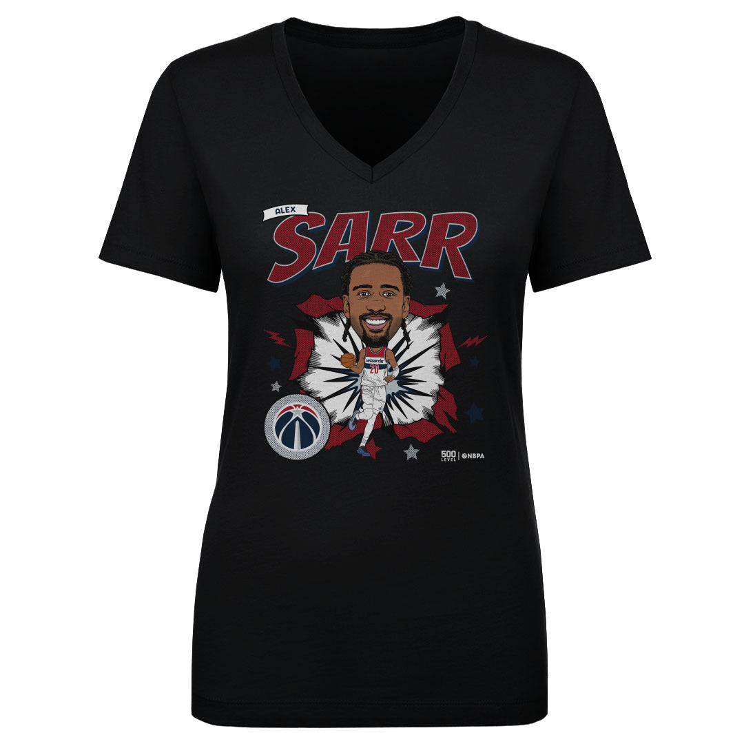 Alex Sarr Washington Wizards Caricature WHT