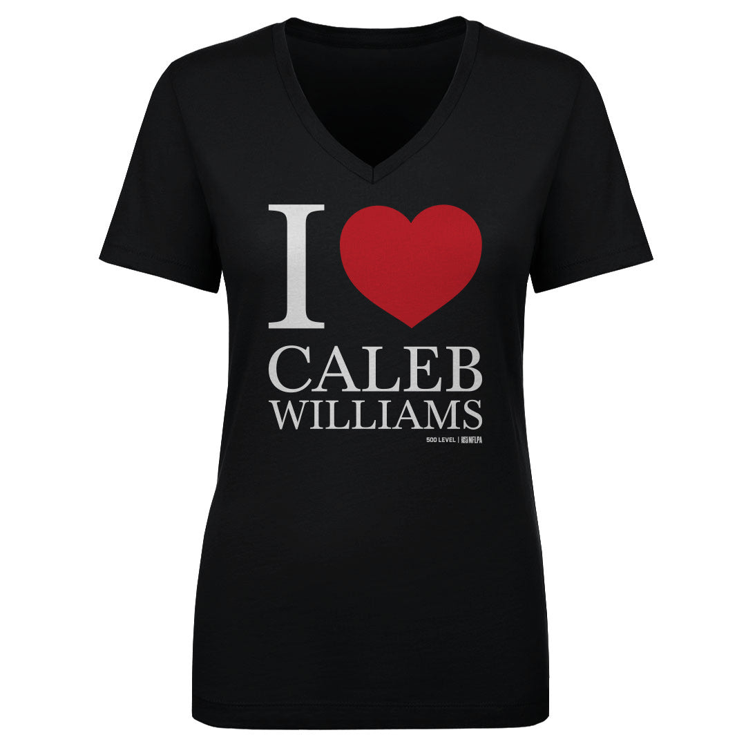 Caleb Williams Chicago I Love WHT