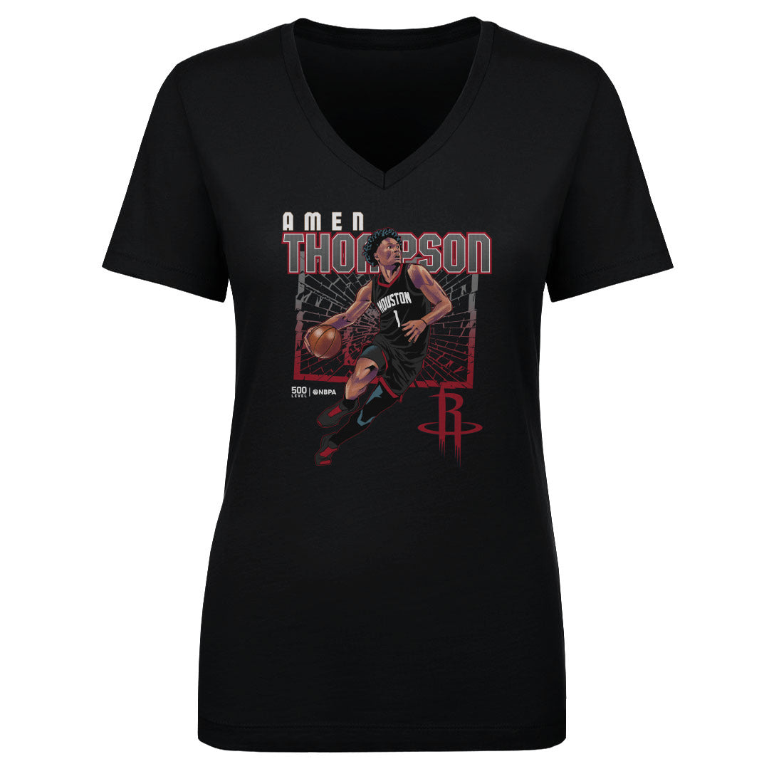 Amen Thompson Houston Rockets Shattered WHT