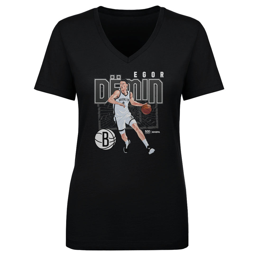 Egor Demin Brooklyn Nets Shattered WHT