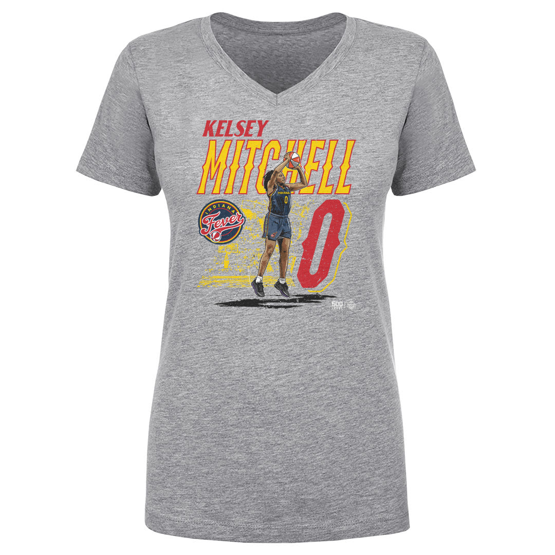 Kelsey Mitchell Indiana Fever Court WHT