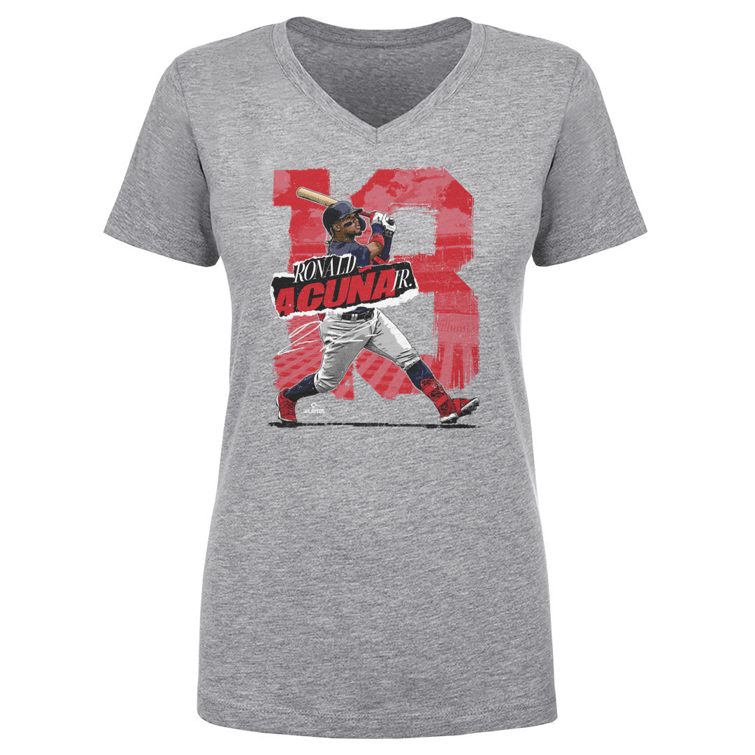 Ronald Acuna Jr. Atlanta Rough WHT