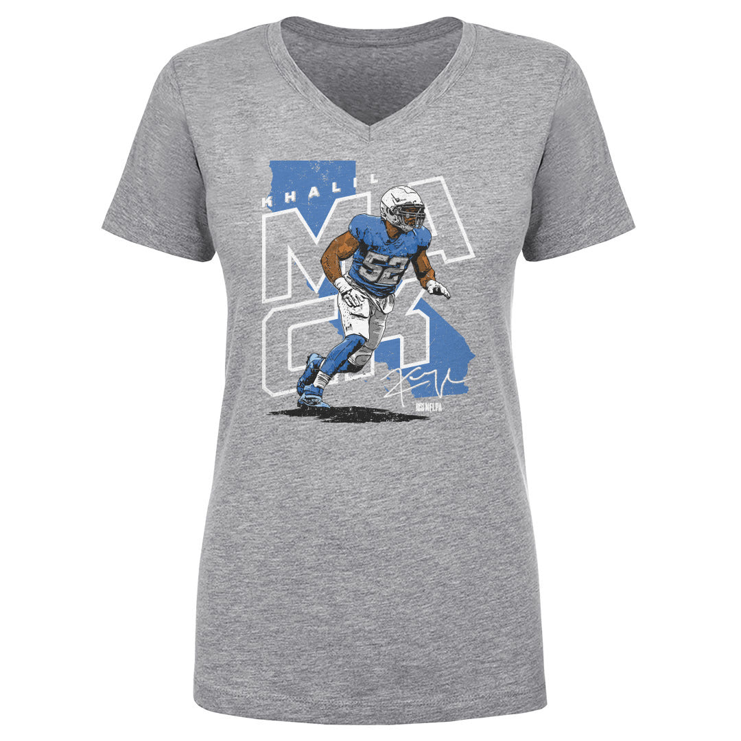 Khalil Mack Los Angeles C Player Map WHT