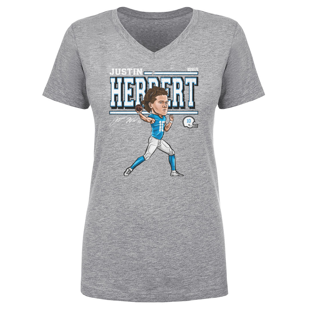 Justin Herbert Cartoon WHT