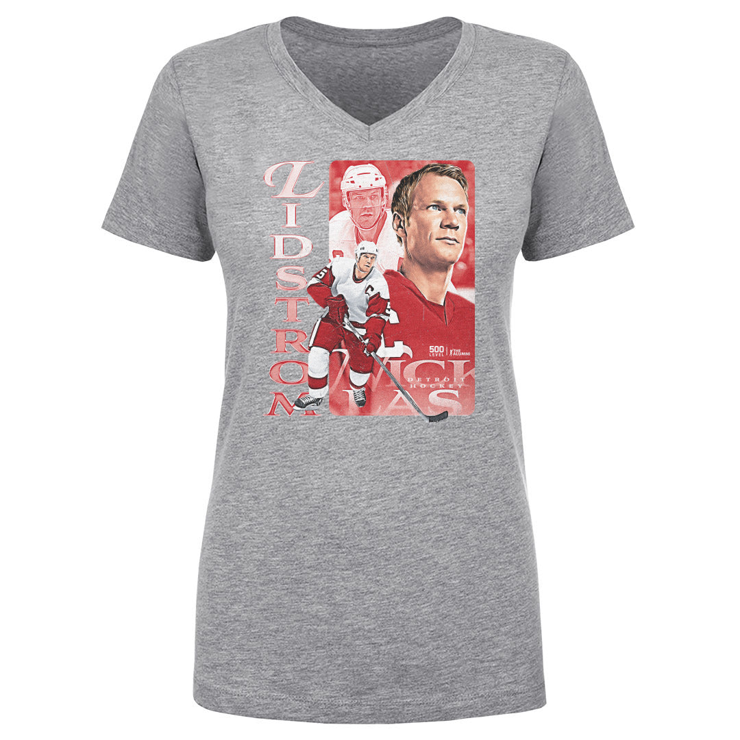 Nicklas Lidstrom Detroit Vintage WHT