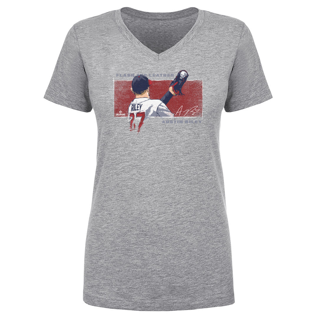 Austin Riley Atlanta Flash The Leather WHT
