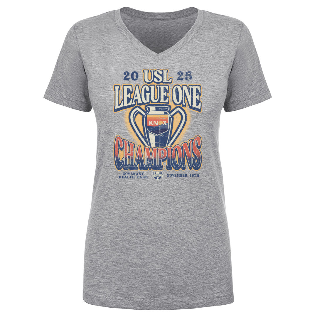 One Knoxville SC 2025 USL League One Final Champions Trophy WHT