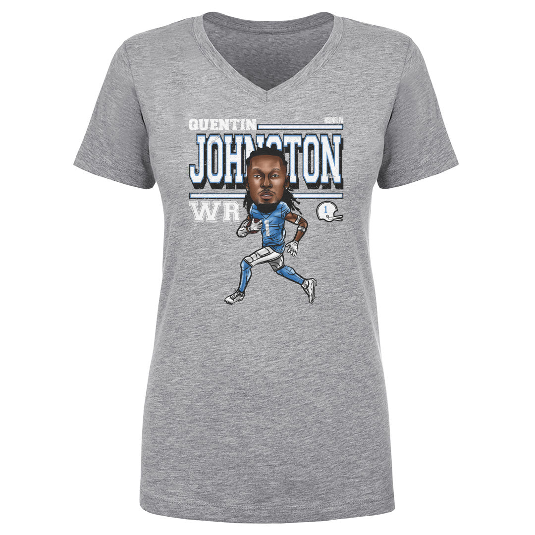 Quentin Johnston Los Angeles C Cartoon WHT