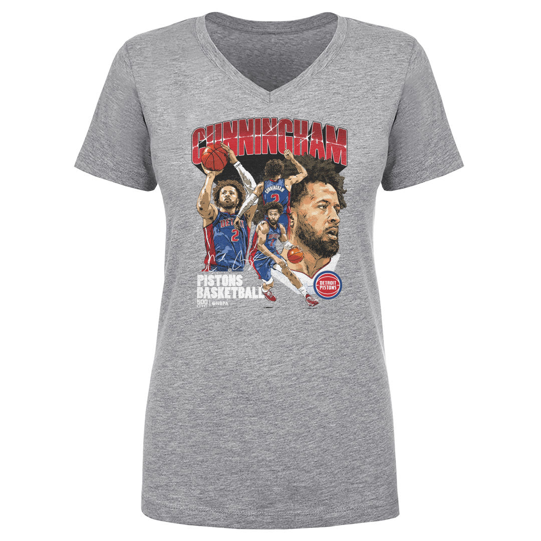 Cade Cunningham Detroit Pistons Collage WHT