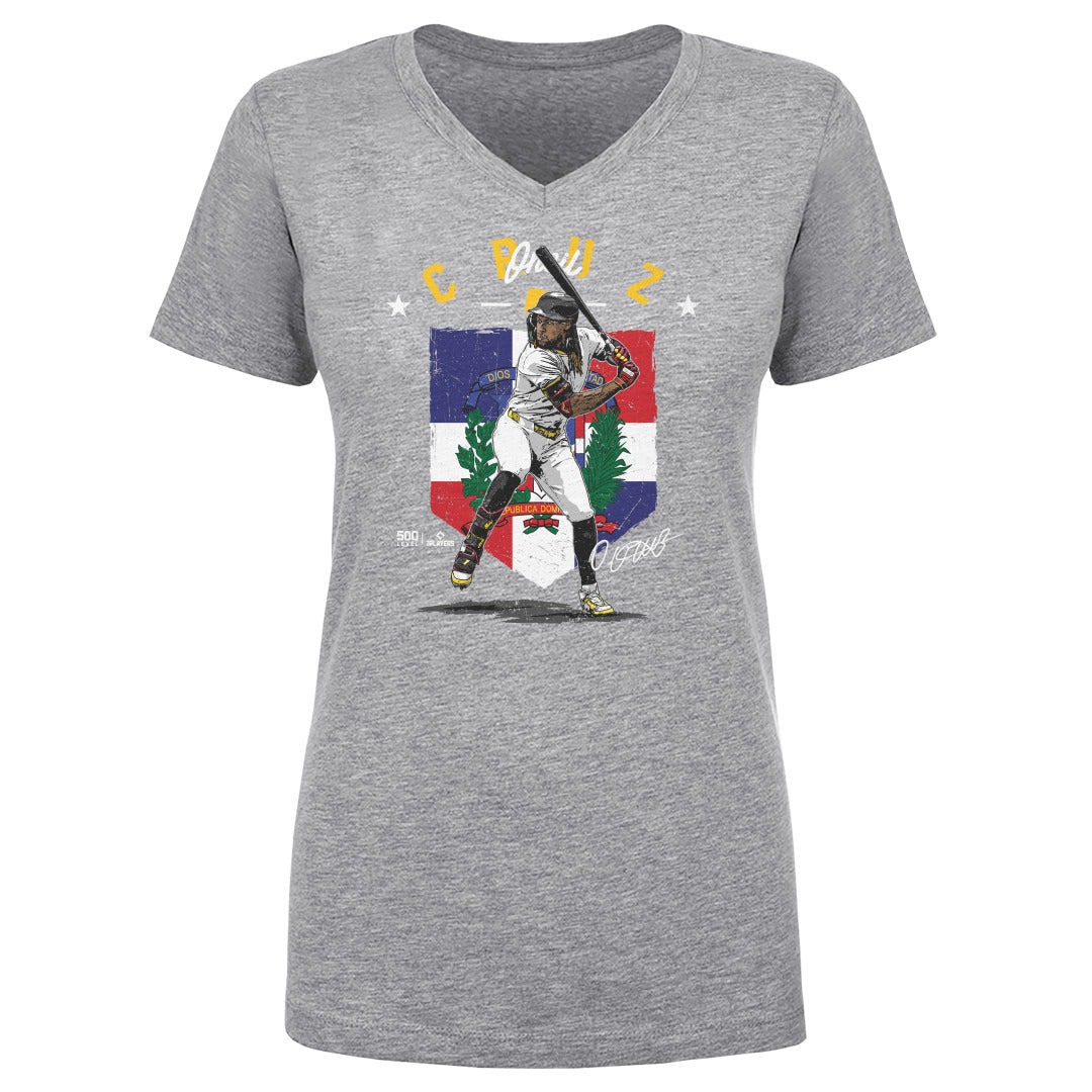 Oneil Cruz Pittsburgh Country Flag WHT