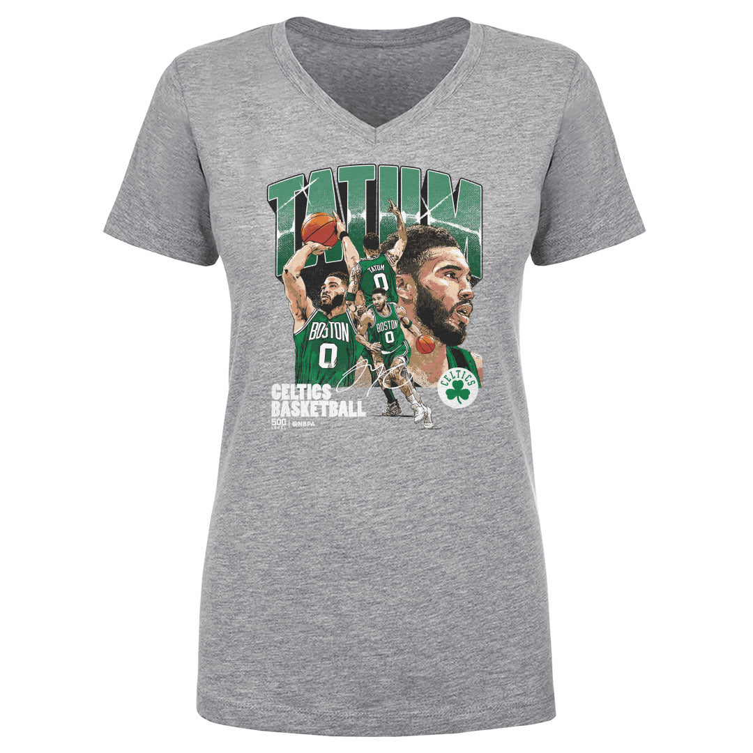 Jayson Tatum Boston Celtics Collage WHT