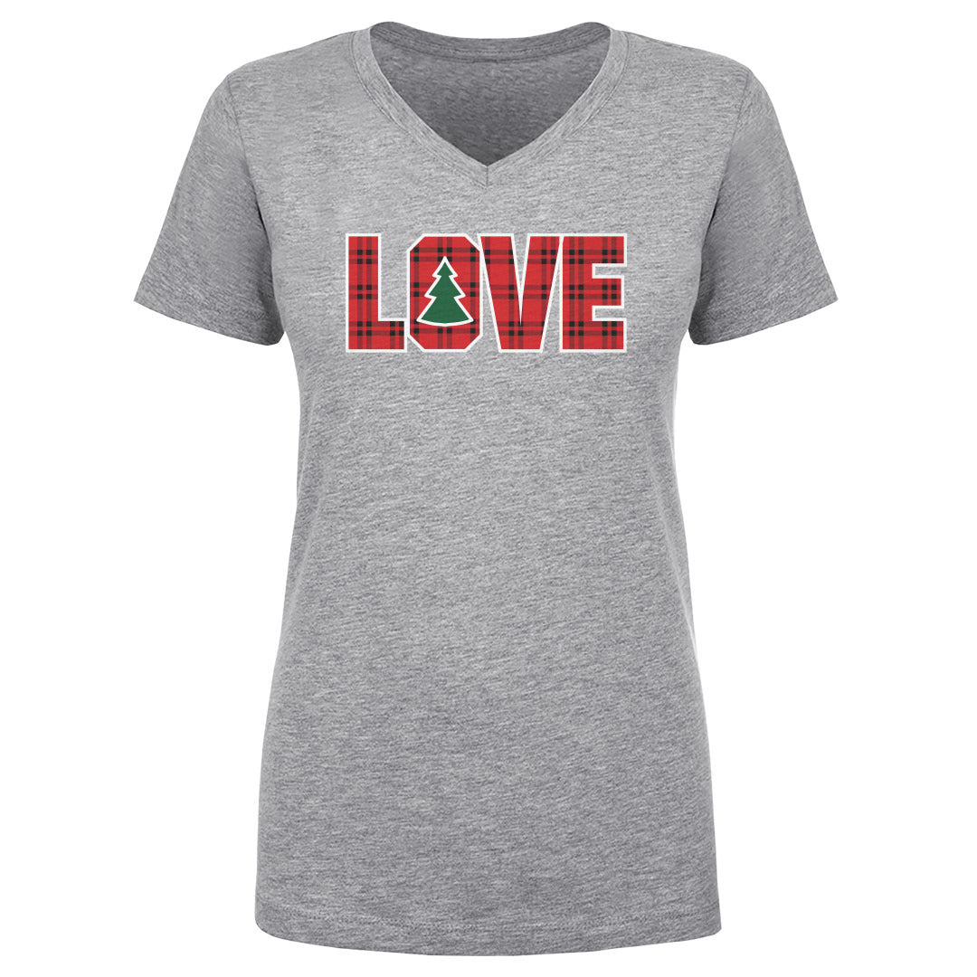 Christmas LOVE Christmas Plaid WHT