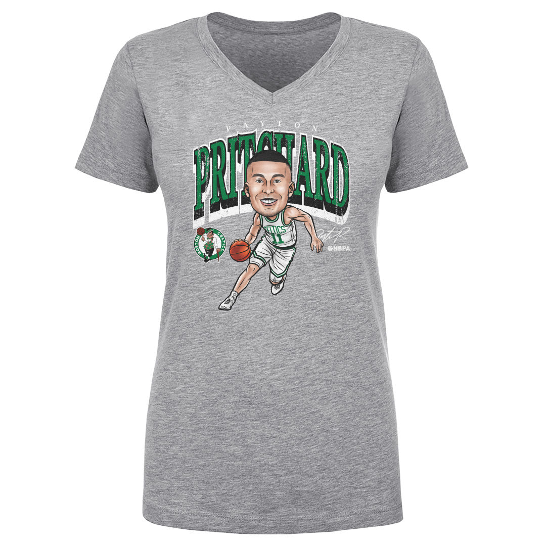 Payton Pritchard Boston Celtics Cartoon WHT