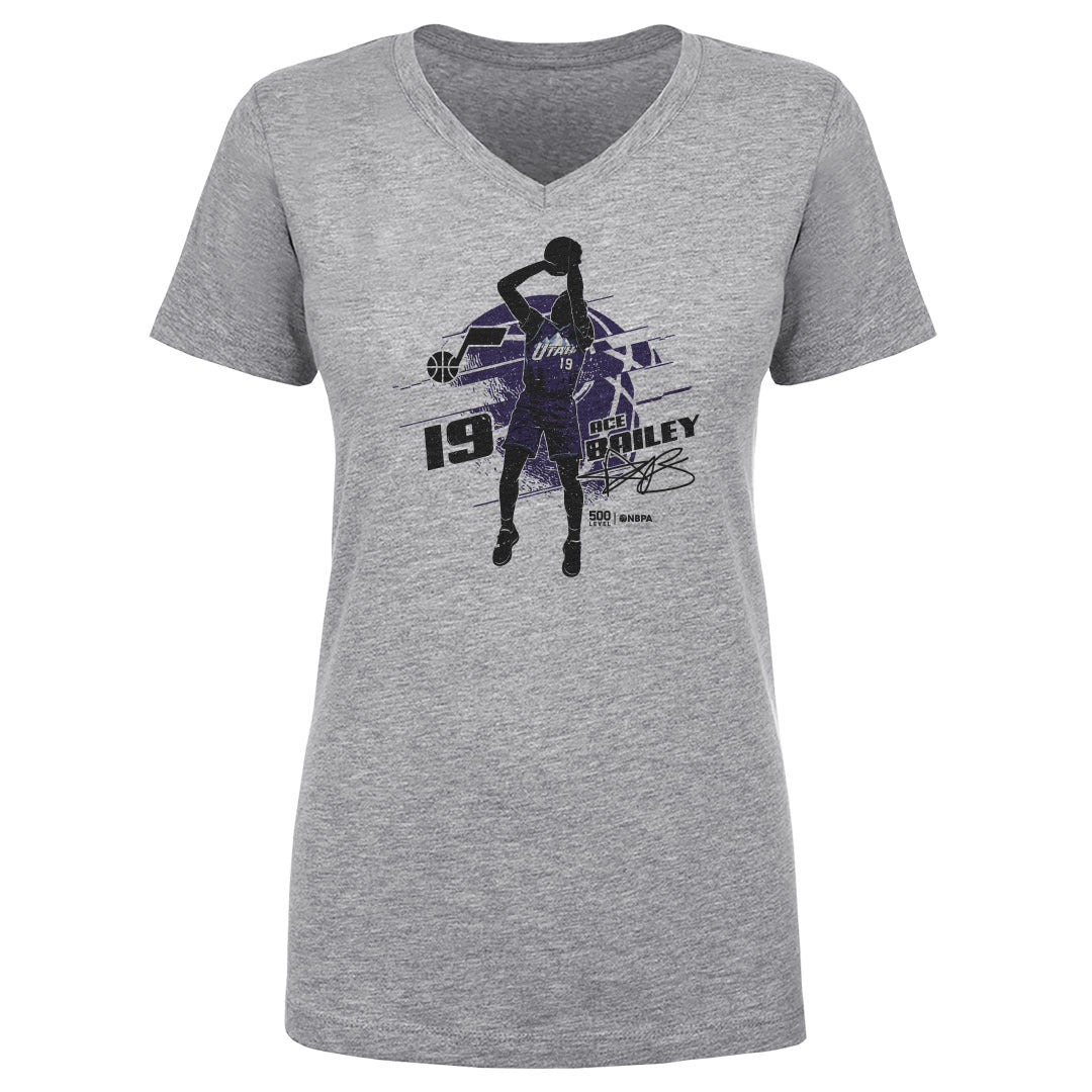 Ace Bailey Utah Jazz Silhouette