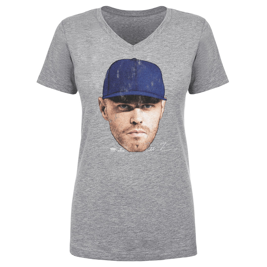 Freddie Freeman Los Angeles D Vintage Head WHT