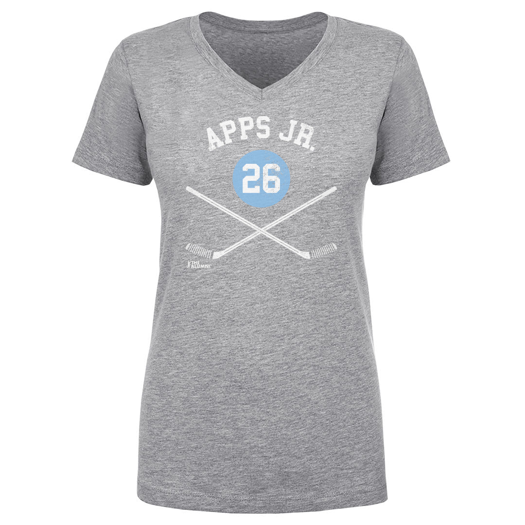 Syl Apps Jr. Pittsburgh 26 Sticks WHT