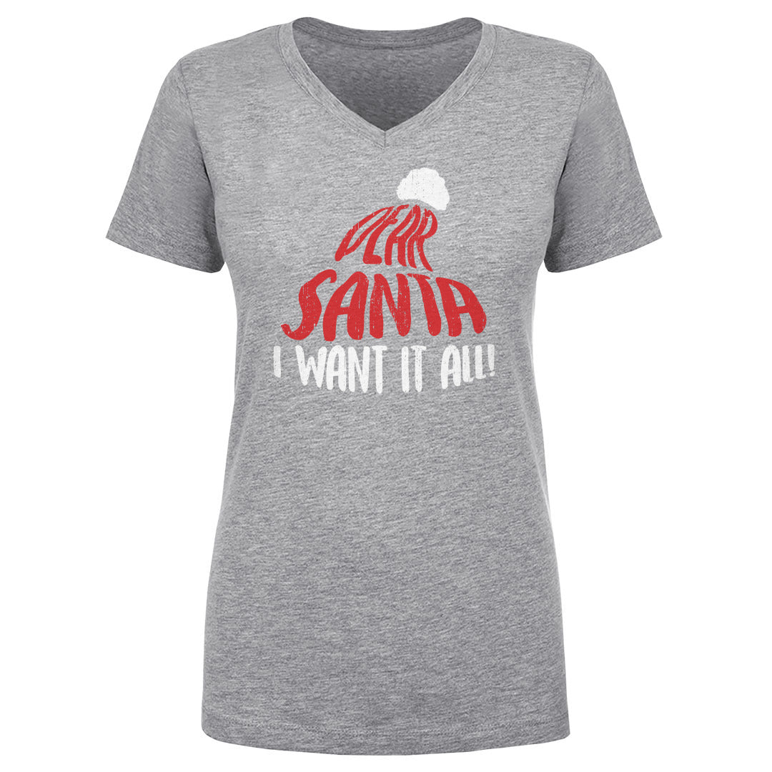 Christmas Dear Santa I Want It All WHT