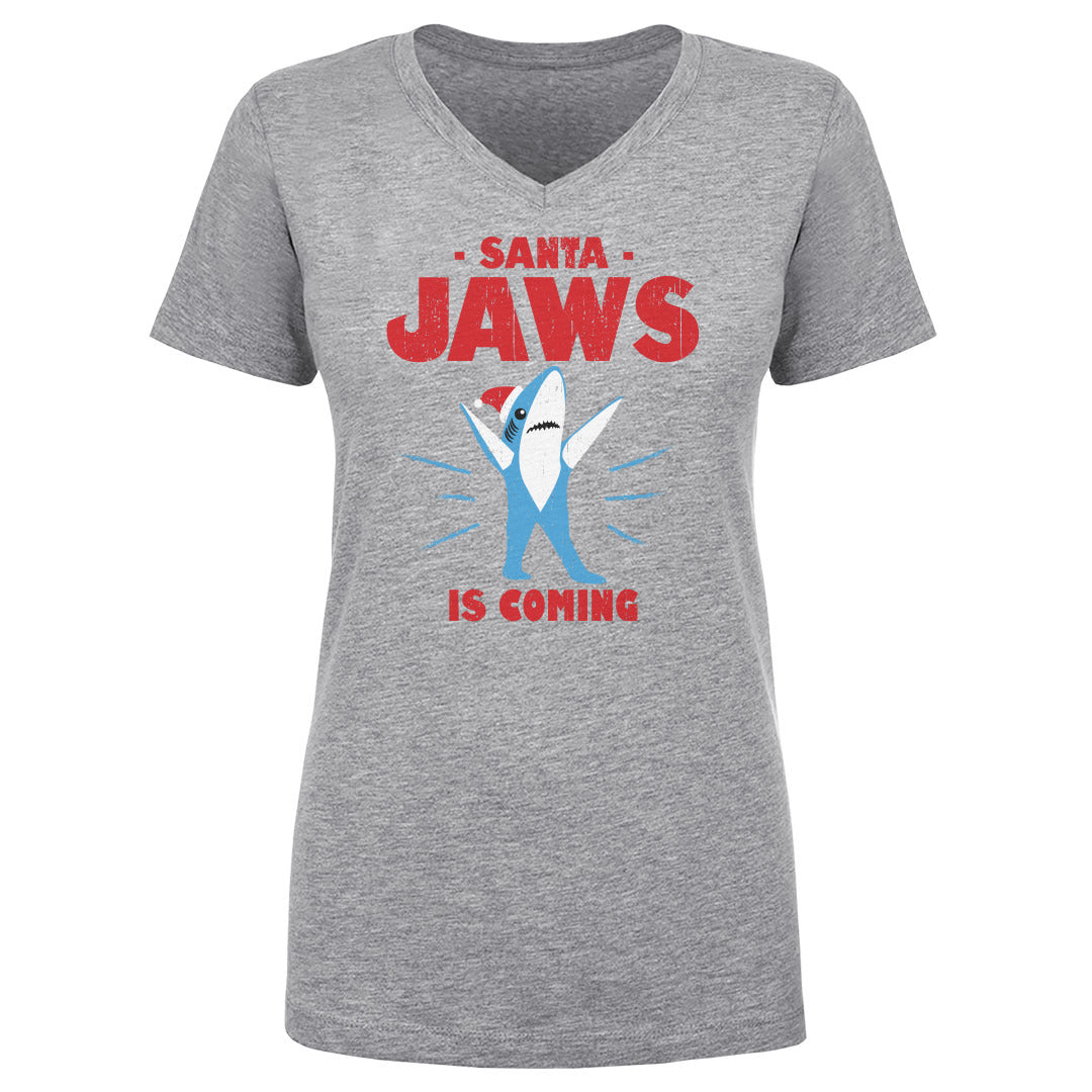 Christmas Santa Jaws WHT