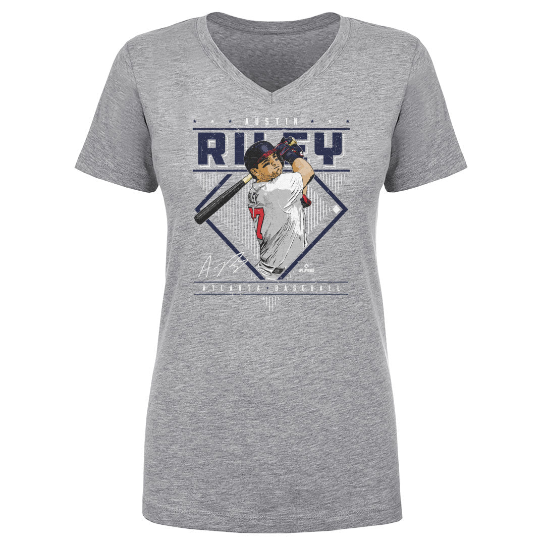Austin Riley Atlanta Diamond Name WHT