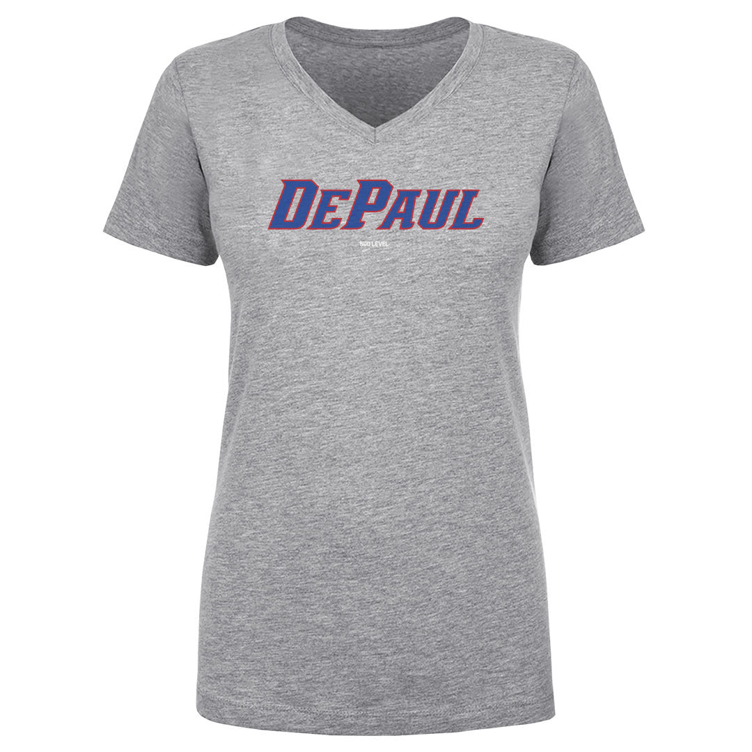 DePaul Blue Demons Wordmark WHT
