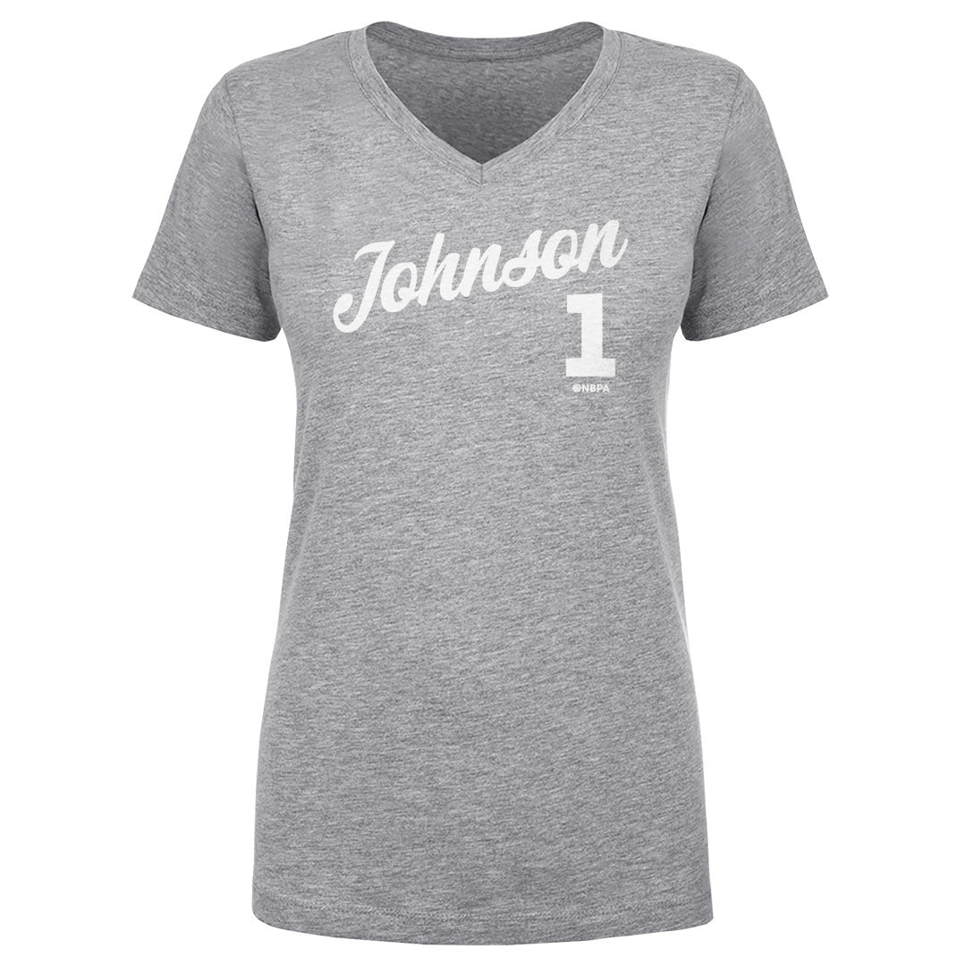 Jalen Johnson Atlanta Script WHT