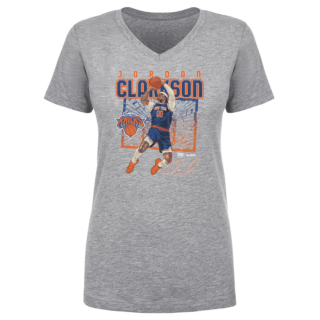 Jordan Clarkson New York Knicks Shattered WHT
