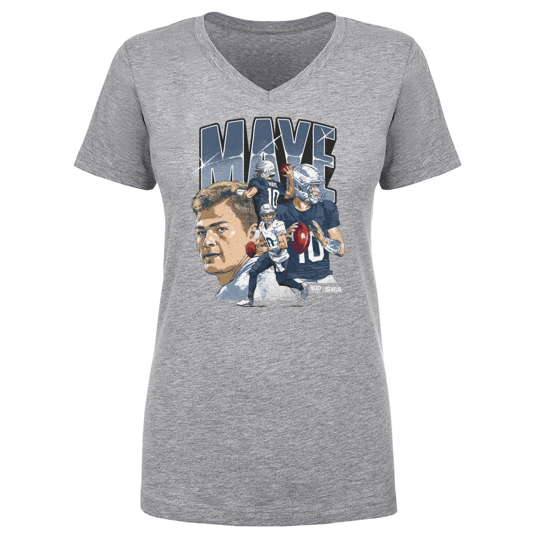 Drake Maye New England Collage WHT