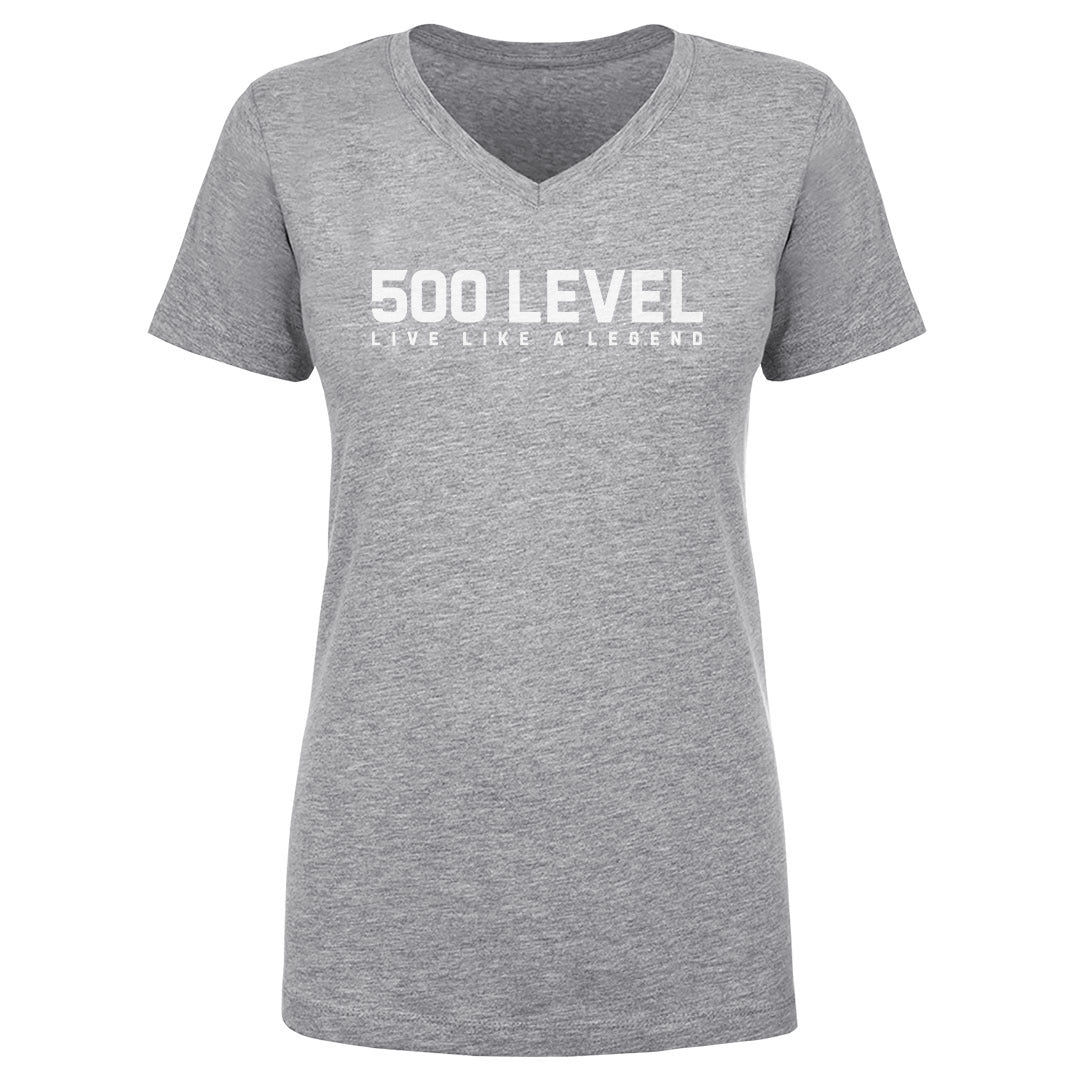 500 LEVEL Wordmark WHT