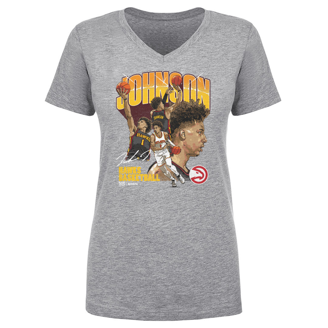 Jalen Johnson Atlanta Hawks Collage WHT