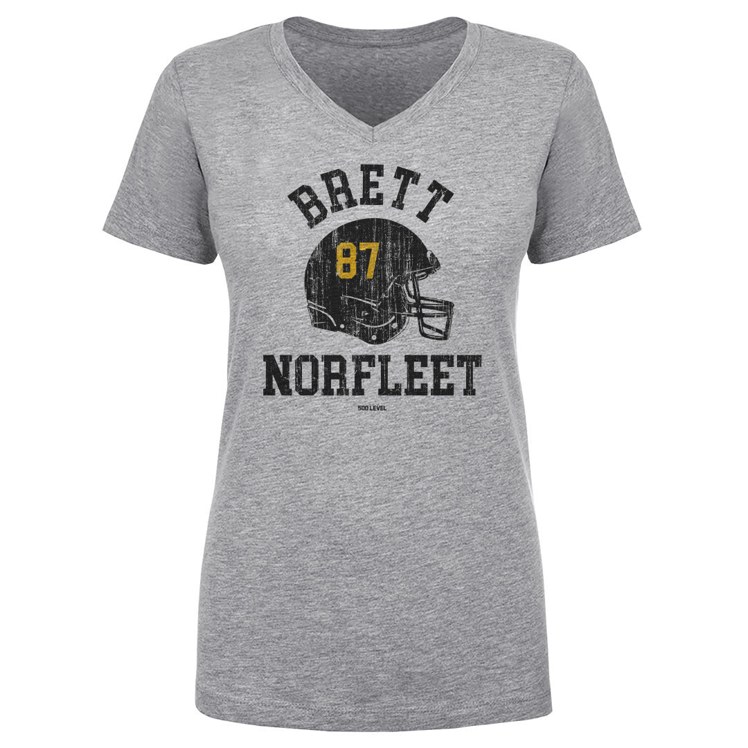 Brett Norfleet College Helmet Font